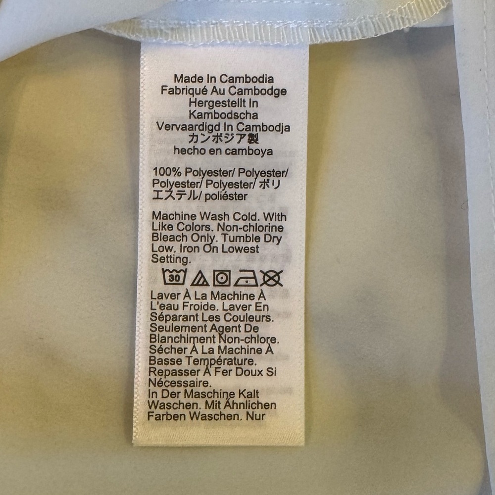 NWT JCrew Popover placket blouse in Marine Salt Sz XL minor pallet dust - Picture 8 of 9